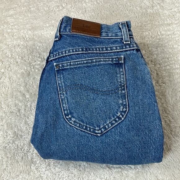 Vintage Lee high rise tapered leg jeans, size 8 S - Picture 1 of 11